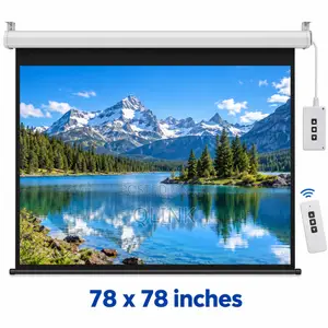 ELECTRIC PROJECTOR SCREEN 200 X 200 CMS (78 Inch by 78inch)
