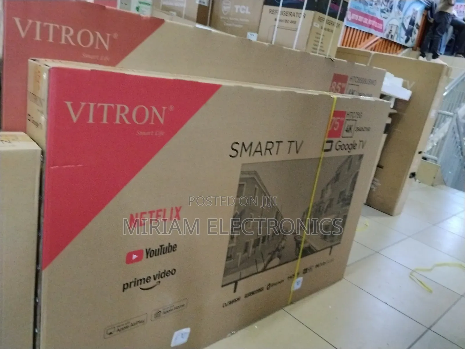 Vitron 75" Smart Google 4k Uhd TV