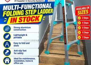 ShangShuo 3+3 Step Aluminum Alloy Double-Side a-Frame Folding Ladder.