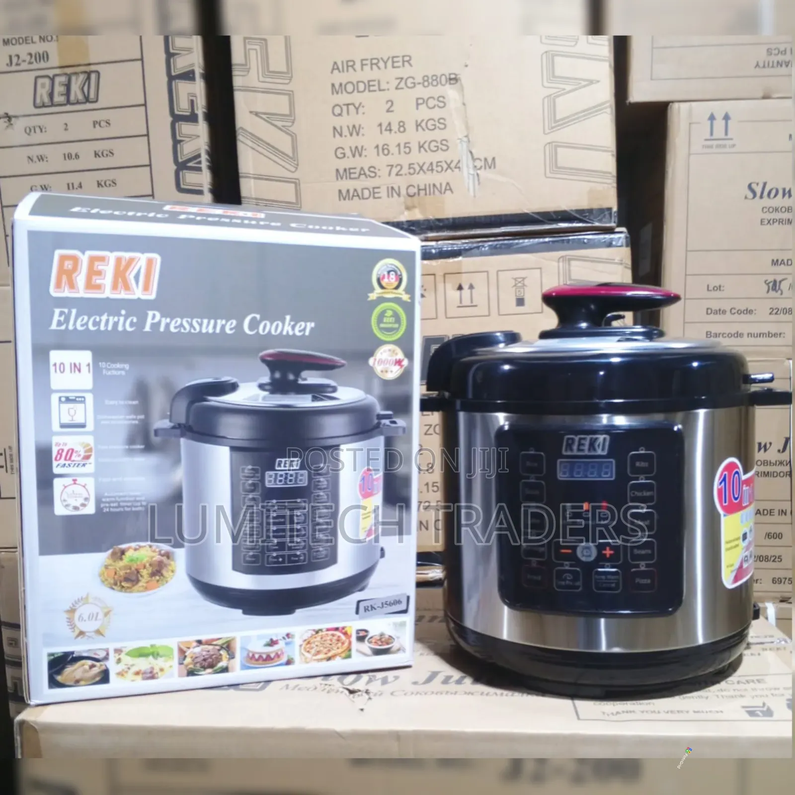 6Ltrs Reki Electric Pressure Cooker