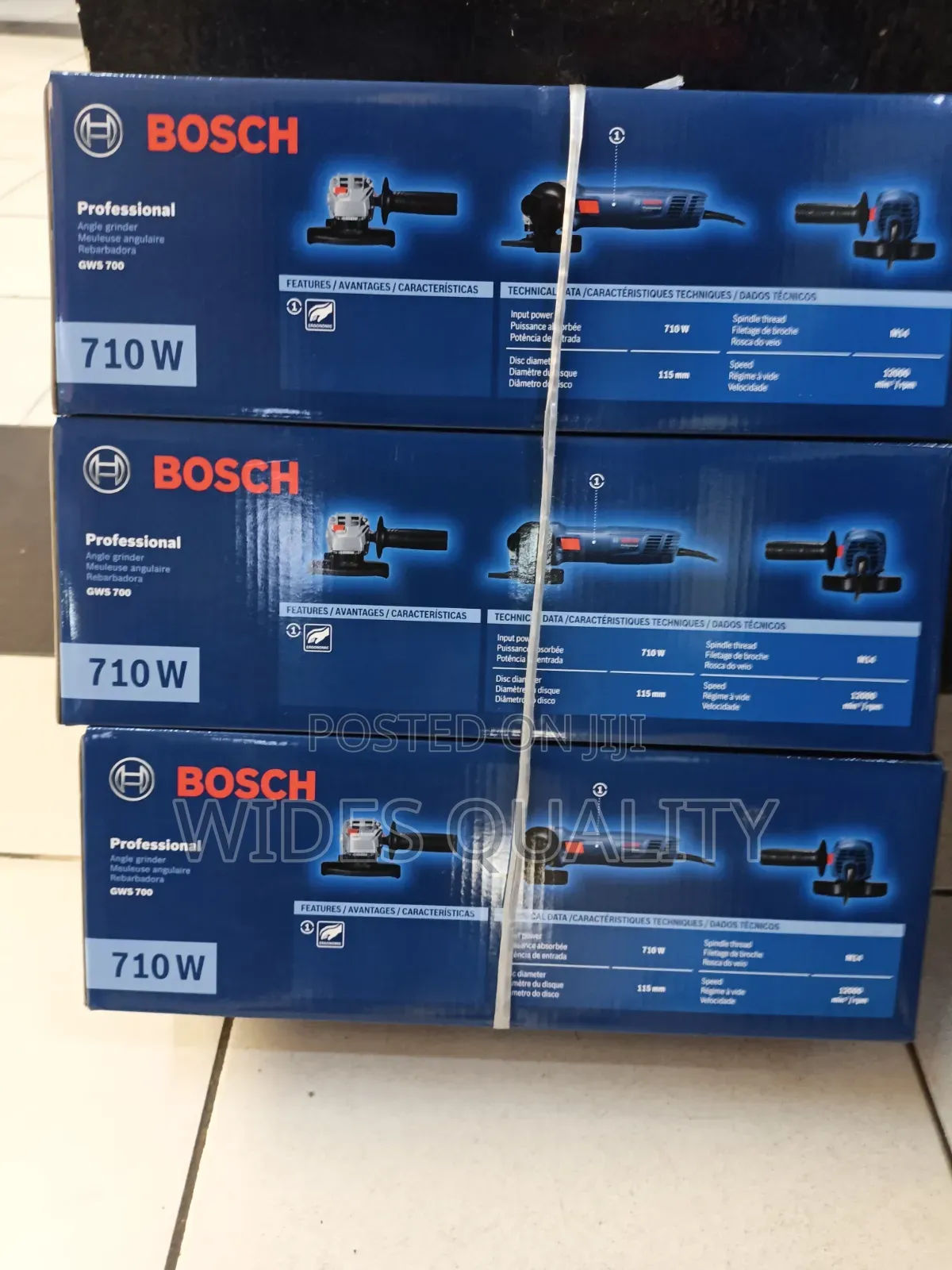 Bosch GWS 700 Professional Angle Grinder (710W).