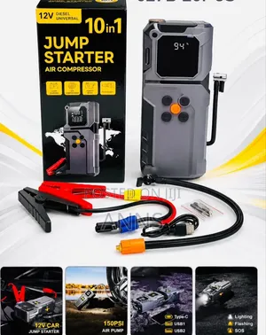 10 in 1 Multifunctional Jump Starter Kit