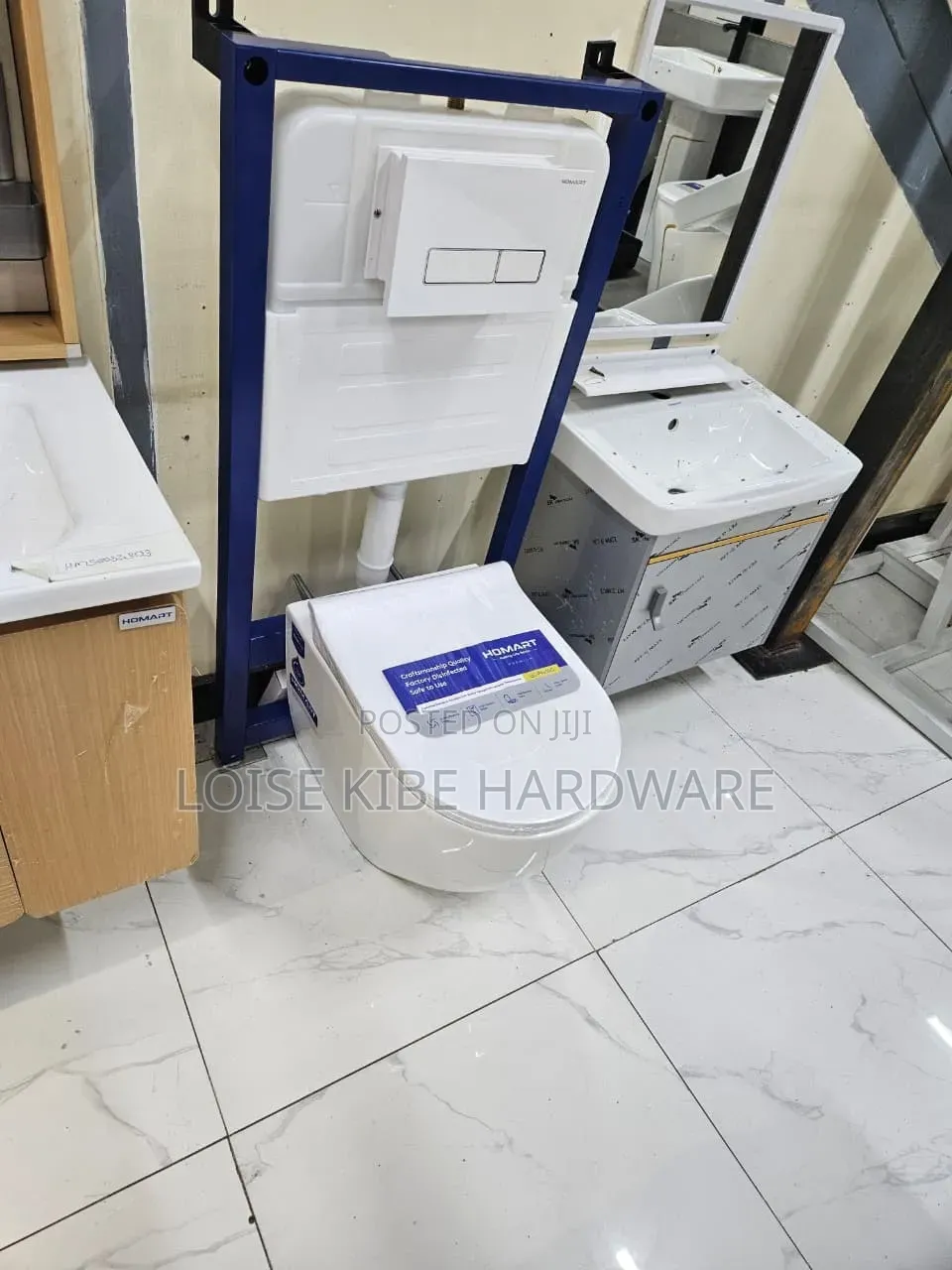 White Concealed Cistern and Toilet Available