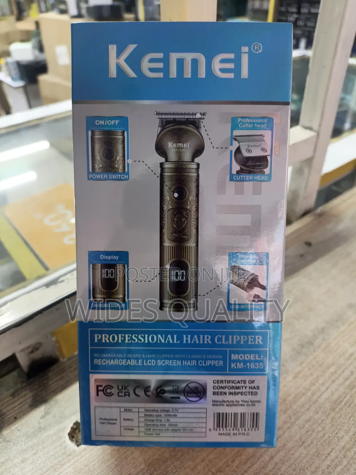 Kemei KM-1635 Professional Hair Clipper,