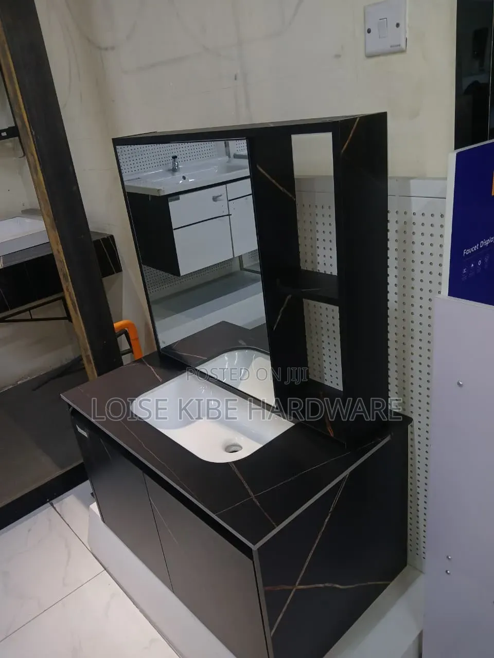 Black Vanity Cabinet Available