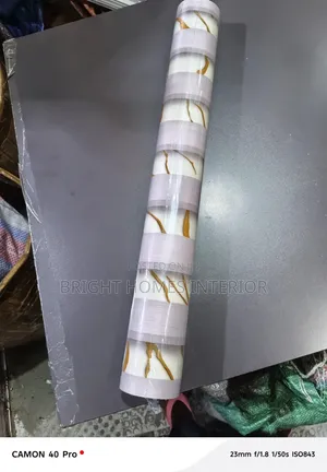 Flutted With Some Marble Pattern Wallpaper