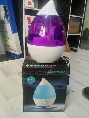 2.6L Ultrasonic Humidifier – Purple & White