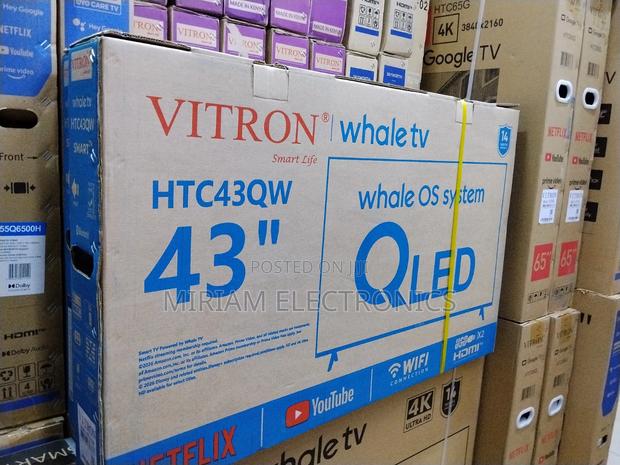 Vitron 43 Inch QLED Smart Android TV 4300QFS - thumbnail 2