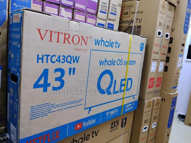 Vitron 43 Inch QLED Smart Android TV 4300QFS - thumbnail 3