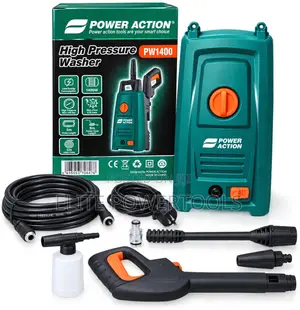 Power Action PW1400 High-Pressure Washer