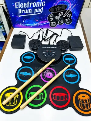 Rechargeable Electronic Drum Pad — Enjoy Realistic Drumming Fun