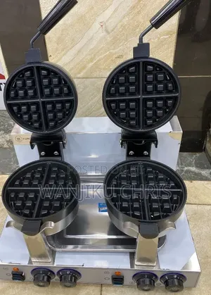 Commercial Double Rotation Waffle Baker