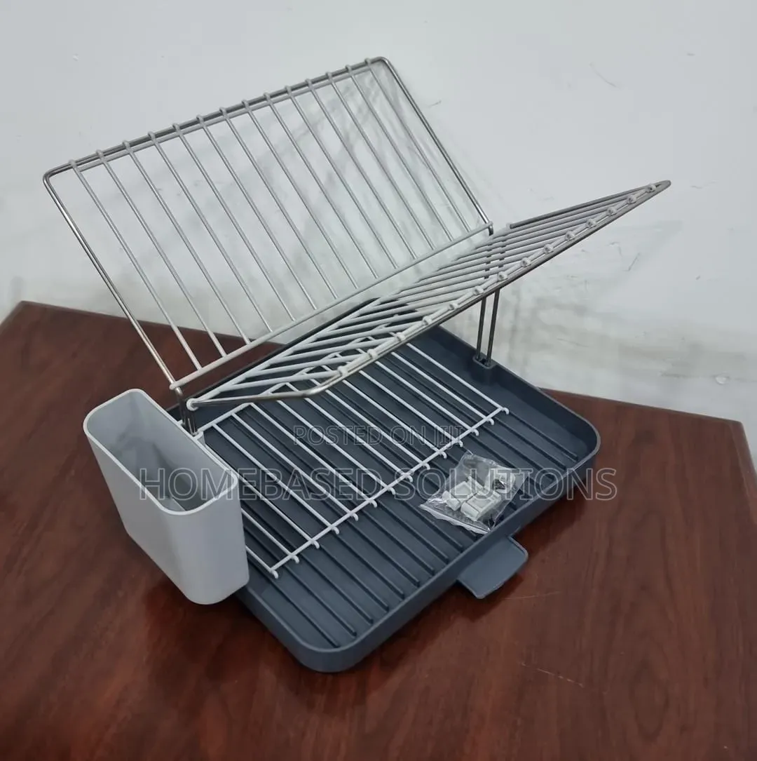 *A-565 2 Tier Self Draining Dish Drainer Rack