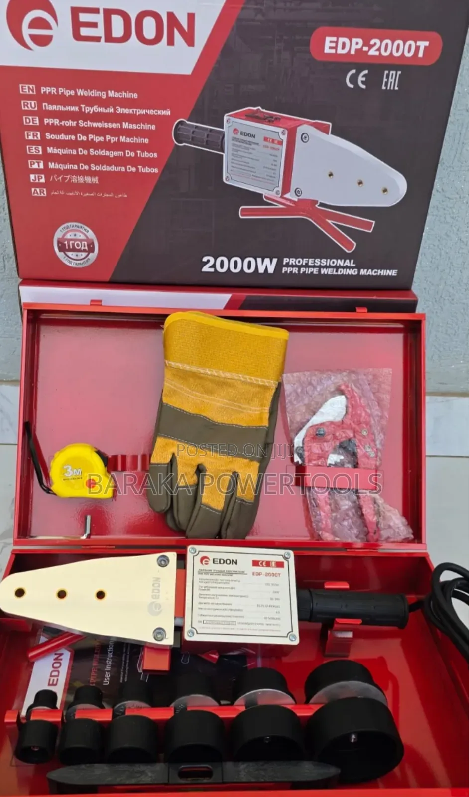 EDON EDP-2000T PPR Pipe Welding Machine,