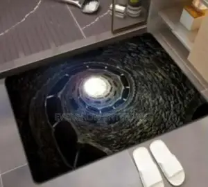 Thick Rubber Base Antislip Bathroom Mat Size 38x58cm