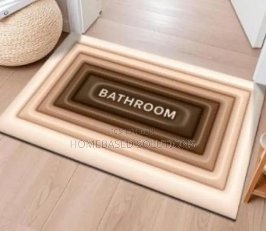 Thick Rubber Base Antislip Bathroom Mat Size 38x58cm