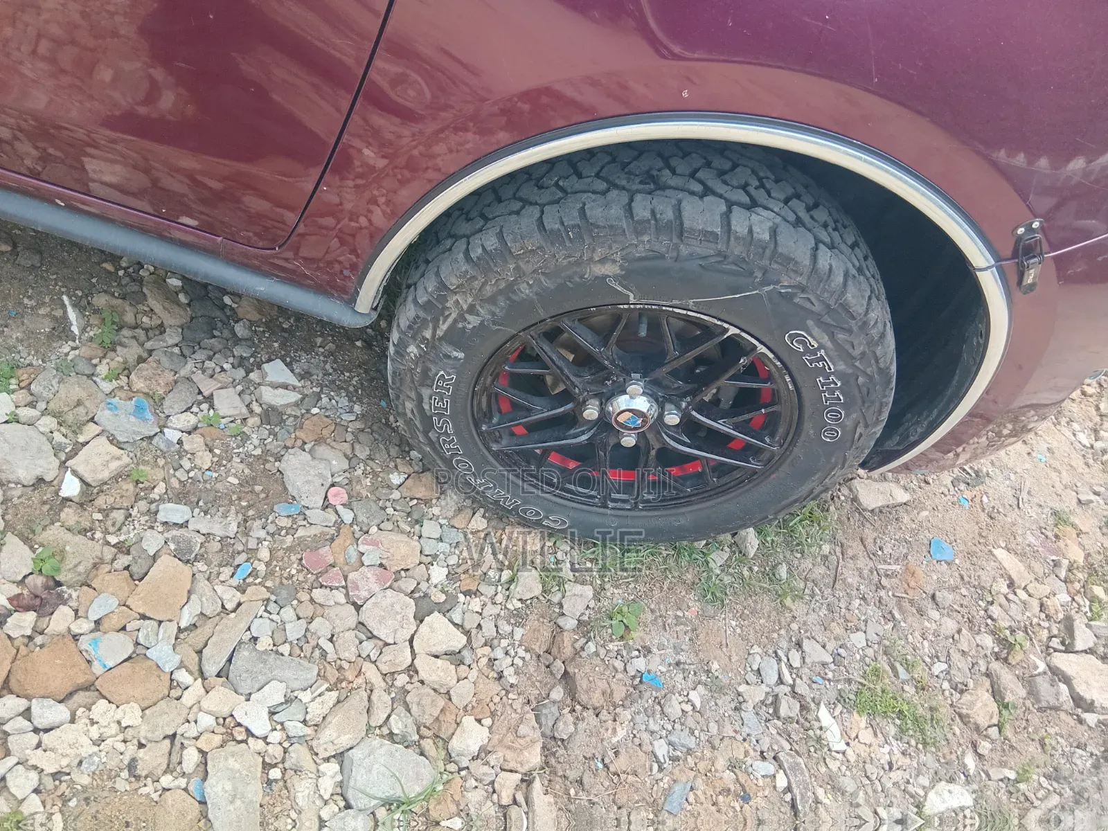 Mitsubishi Mirage 2017 Maroon