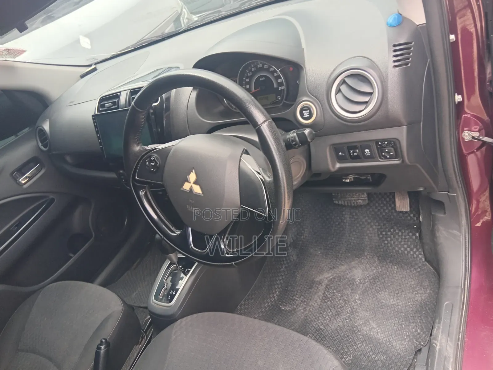 Mitsubishi Mirage 2017 Maroon