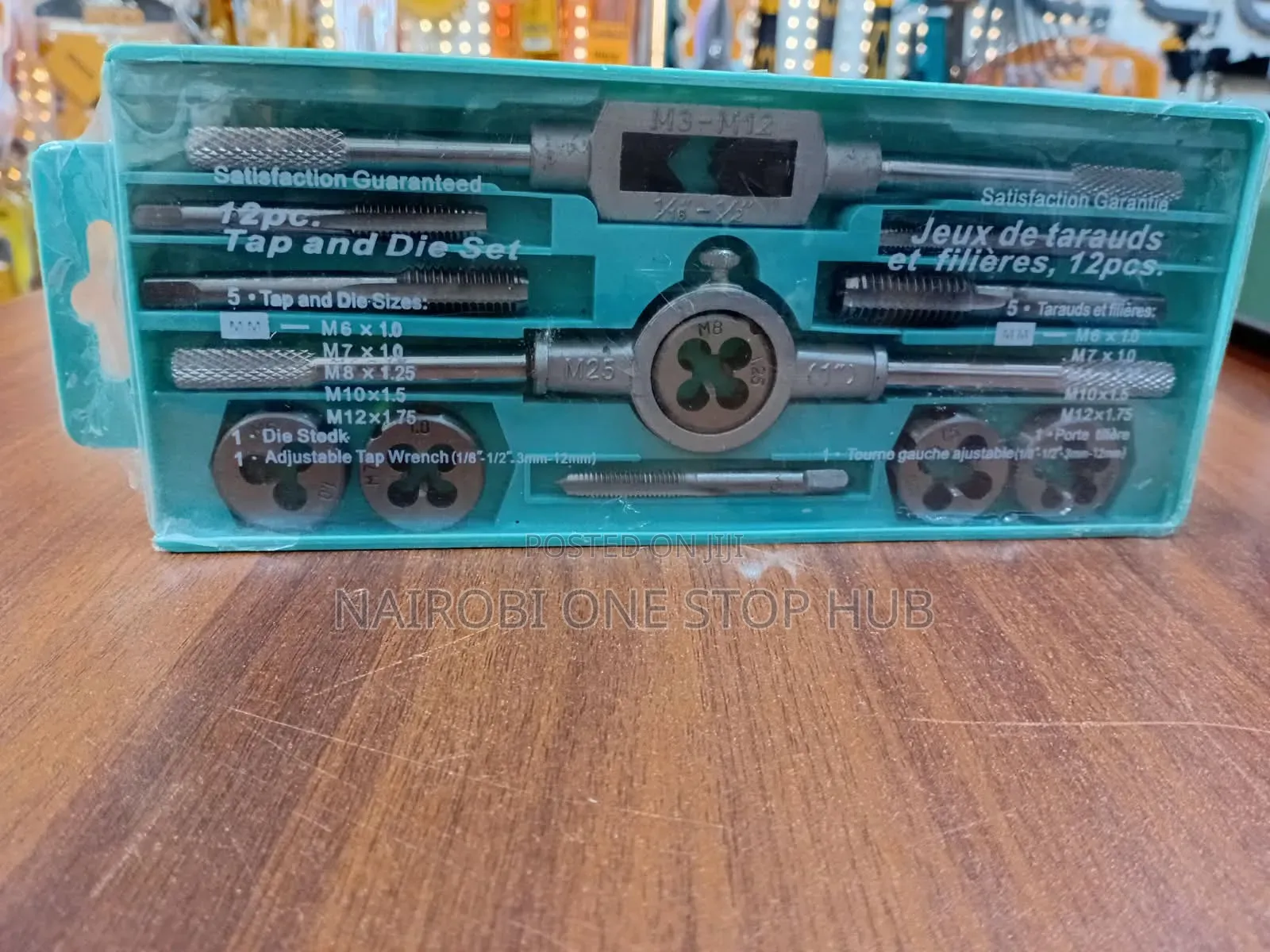 12pcs Tap &Die Set