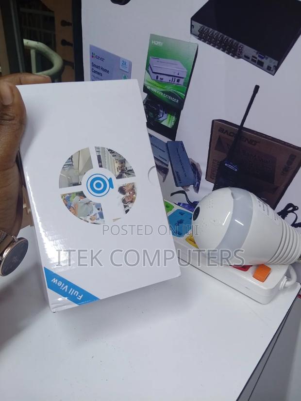 V380 Pro WiFi Bulb Camera for Shop Security and Alerts - main view
