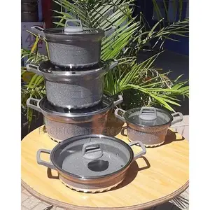 Bosch Non-Stick Cookware 10Pcs Set Heavy Duty Granite Pots