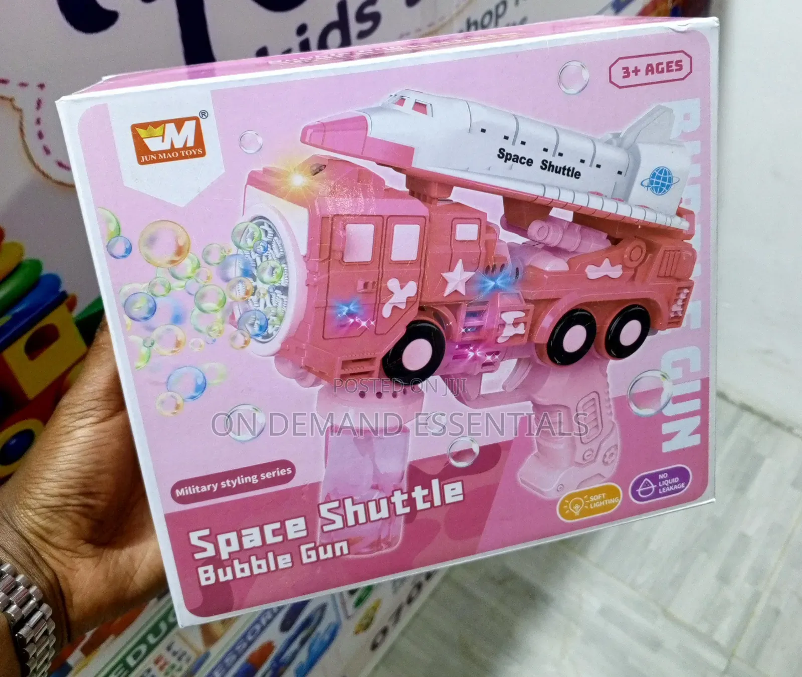 Bubble Gun Space Shuttle Light Up Playtime With Endless Bubbles