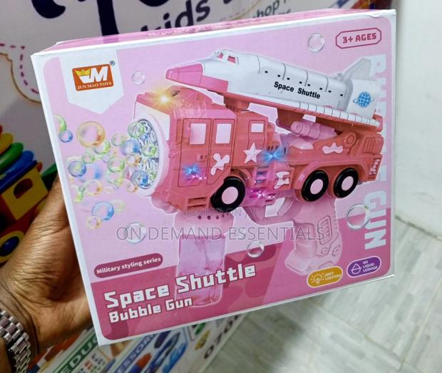 Bubble Gun Space Shuttle Light Up Playtime With Endless Bubbles - main view