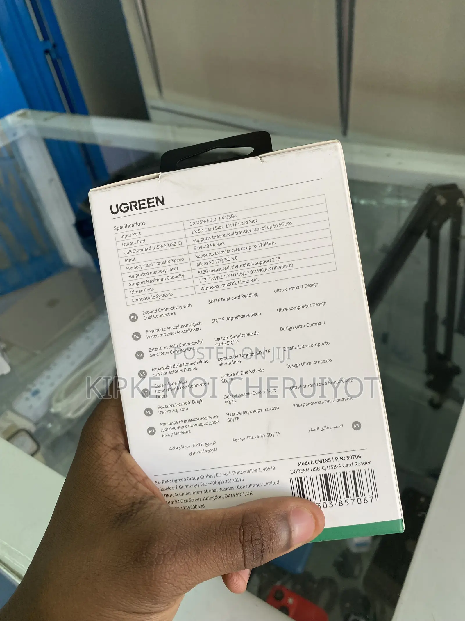 UGREEN 2-in-1 USB-C & USB 3.0 SD/TF Card Reader