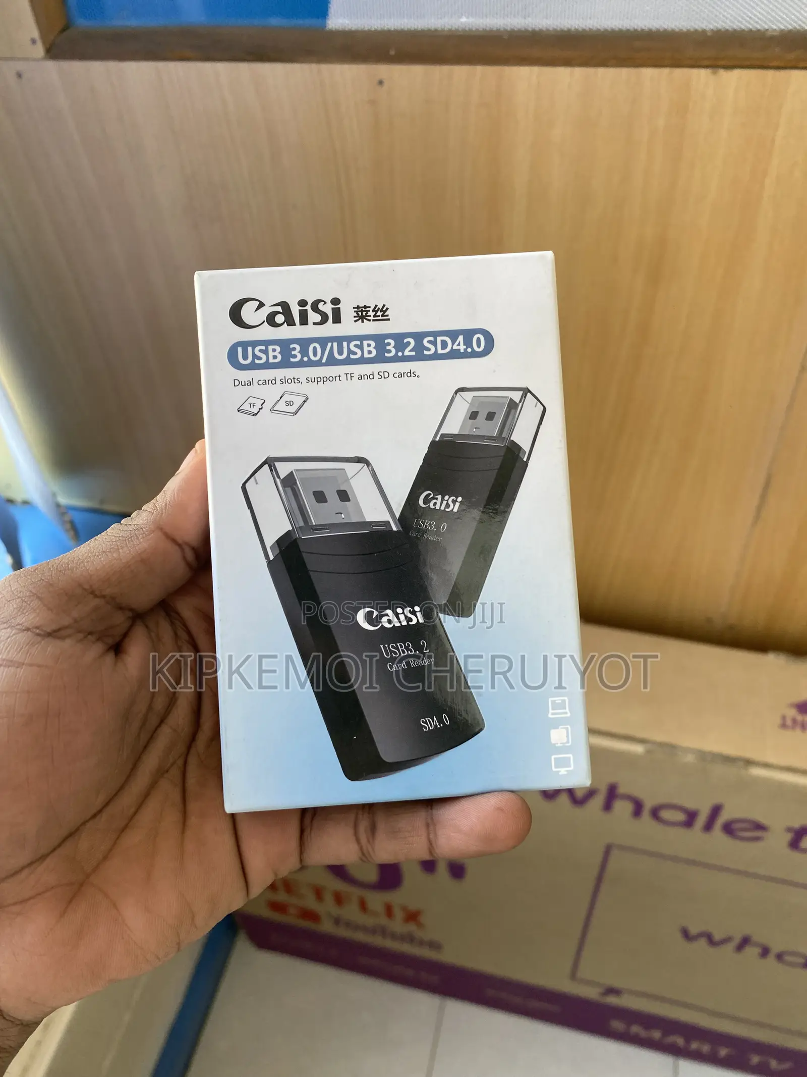 Caisi USB 3.0 Dual-Slot SD and Micro Sd Card Reader