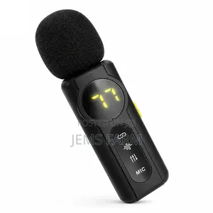 J88 4-in-1 WirelessLavalierMicrophone Digital Display &Noise Reduction