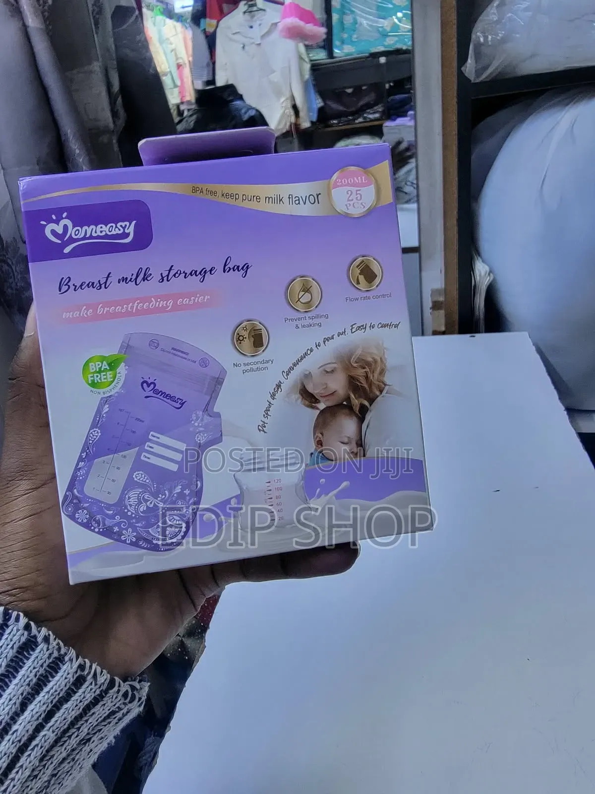 Momeasy Breast Milk Storage Bags.