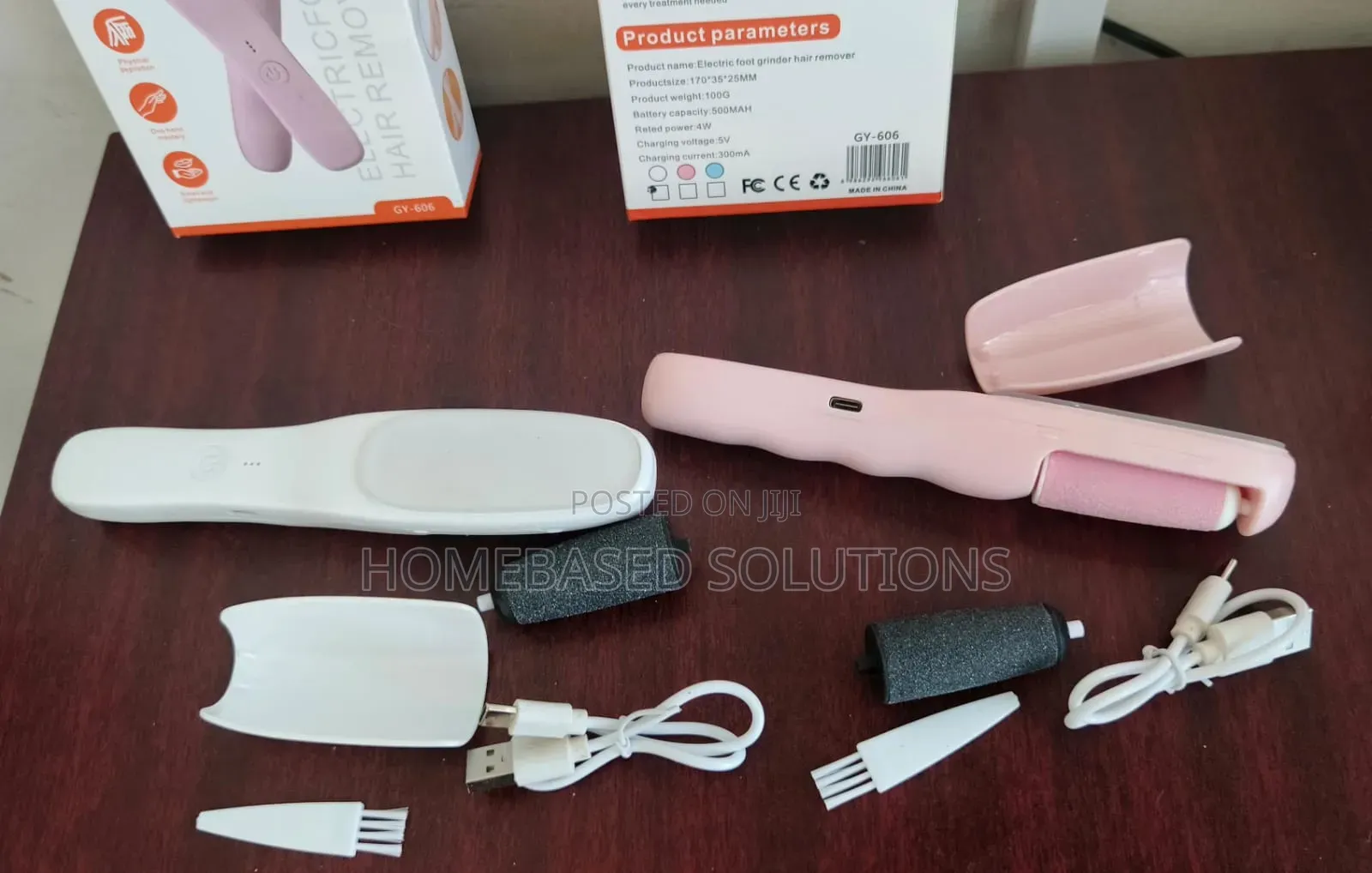 2in1 Electric Foot Grinder Hair Remover