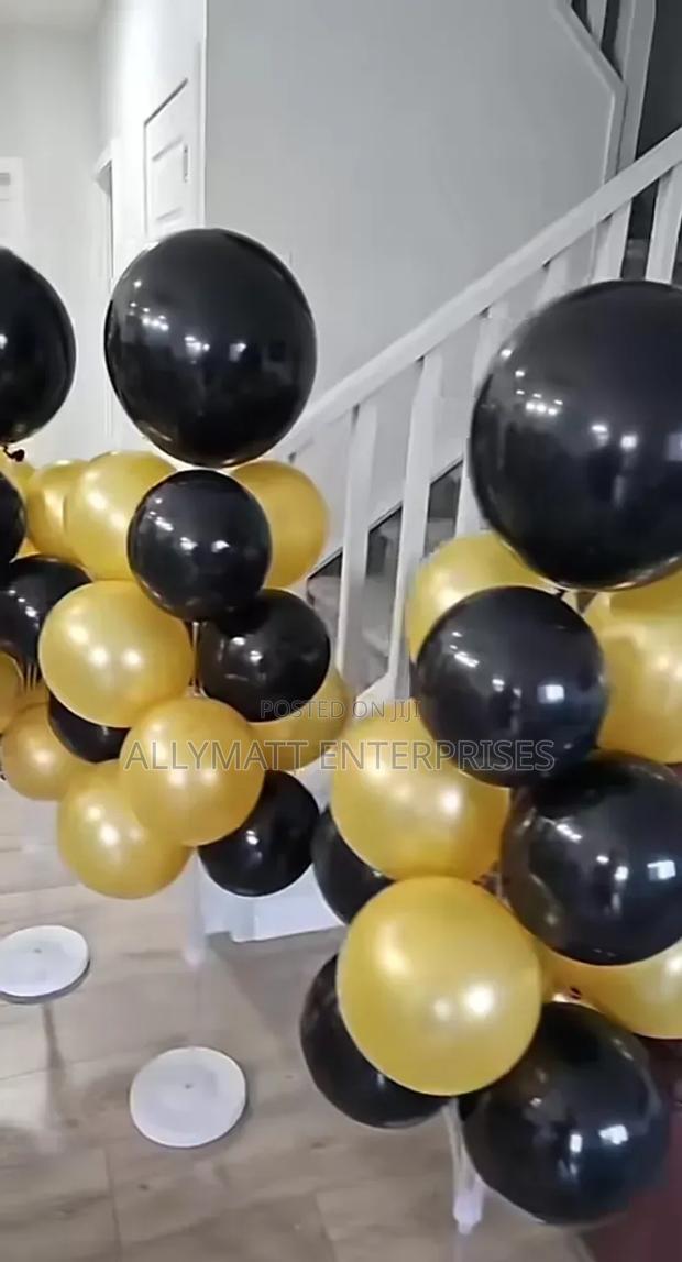 Black Gold Ballons