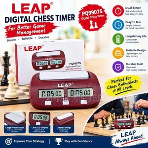 Leap Digital Chess Timer With Delay and Bonus