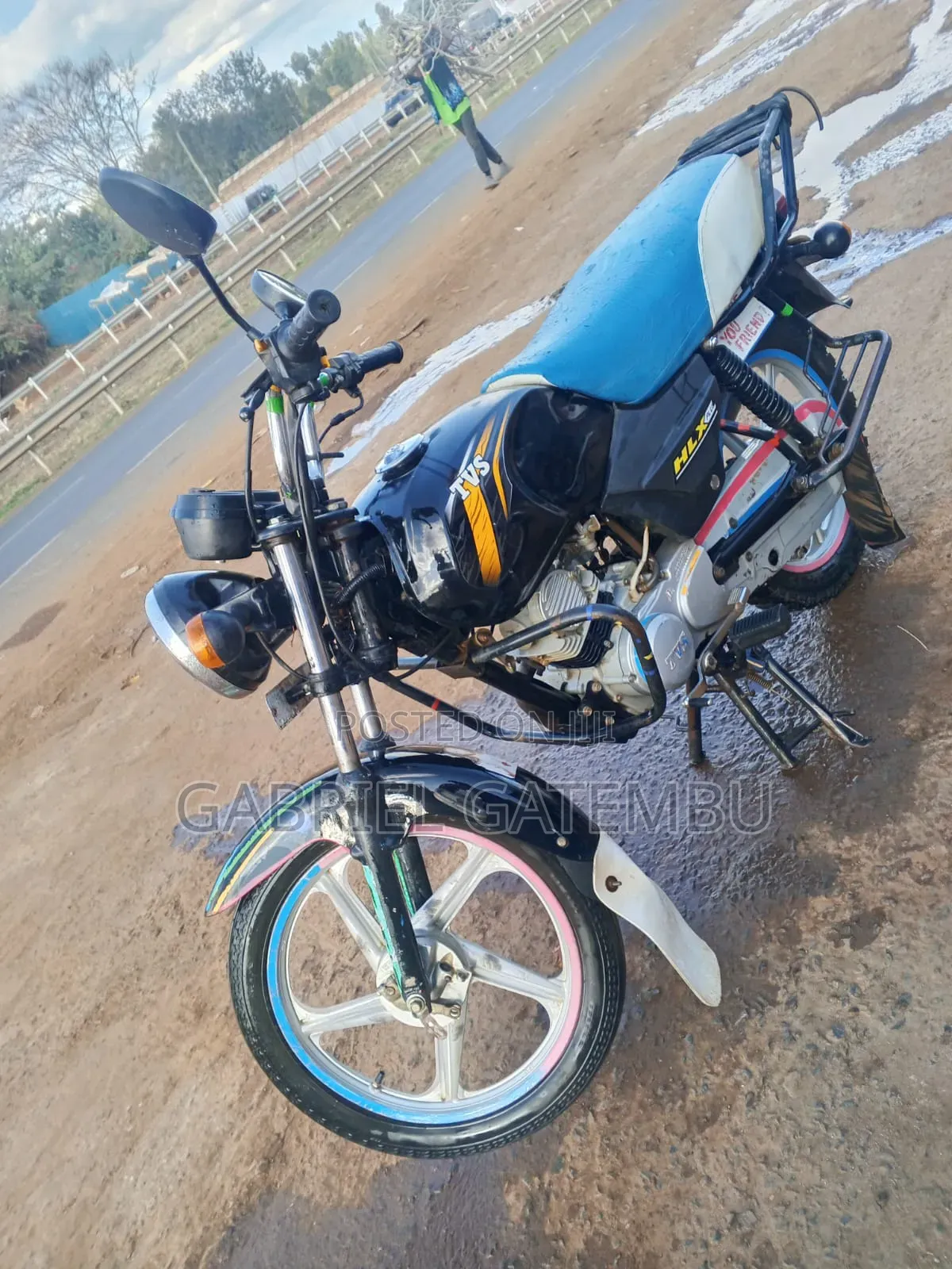 TVS XL 100 2025 Black