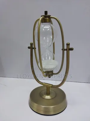 Home Decor Item/) METAL HOURGLASS SandTimer