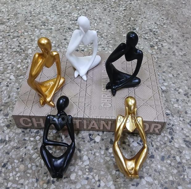 Thinker Man Statues - main view