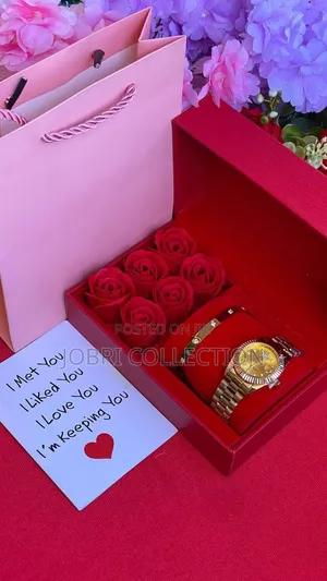 Rolex Ladies Watch X Bracelet Gift Set