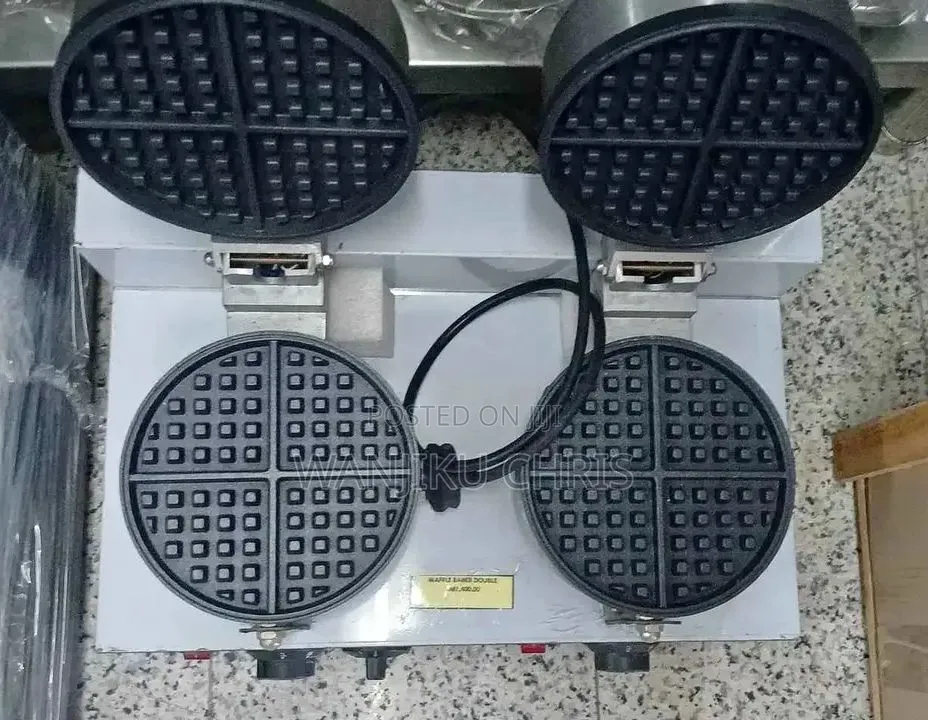 Commercial Double Rotation Waffle Baker