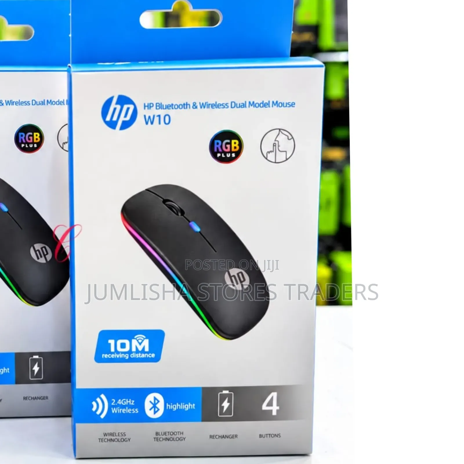 HP W10 *Rechargeable Bluetooth & Wireless* Dual Model Mouse