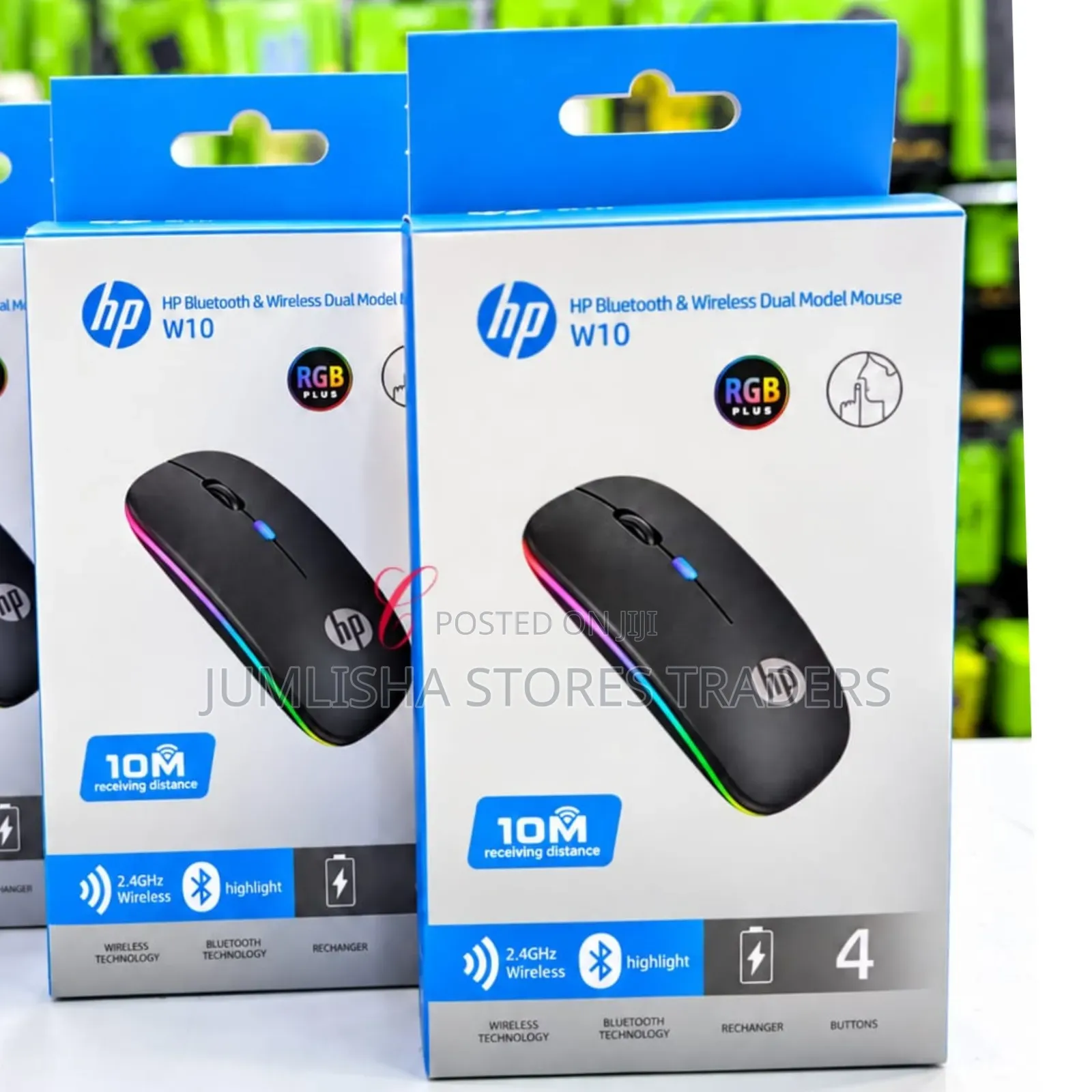 HP W10 *Rechargeable Bluetooth & Wireless* Dual Model Mouse