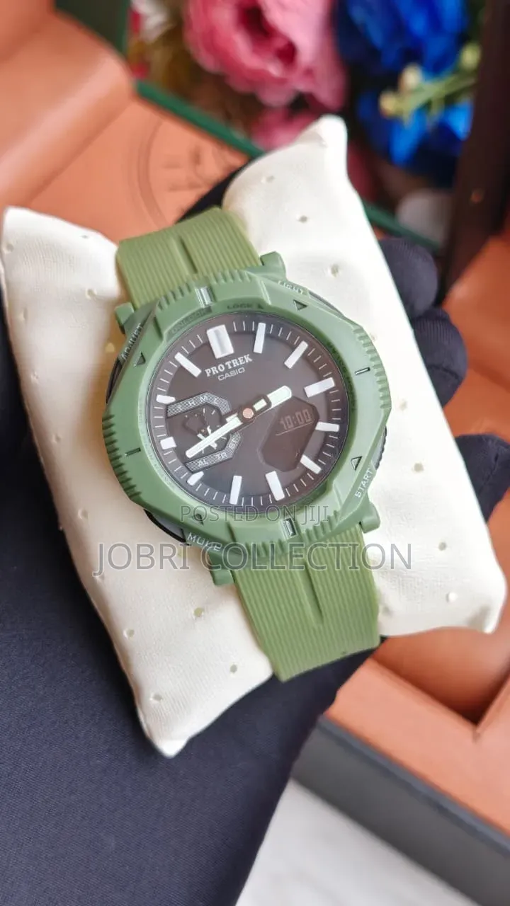 Casio Pro Trek Dual Display Wrist Watch