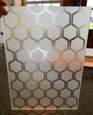 Decorative Film for Reception Glass Panels
