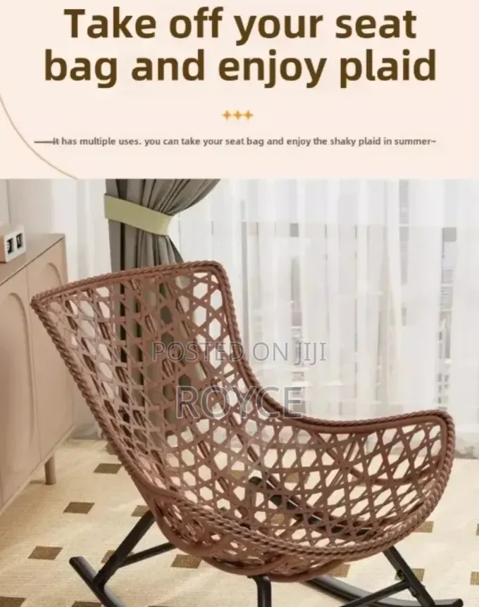 Luxury Rocking Chair With Ottoman
