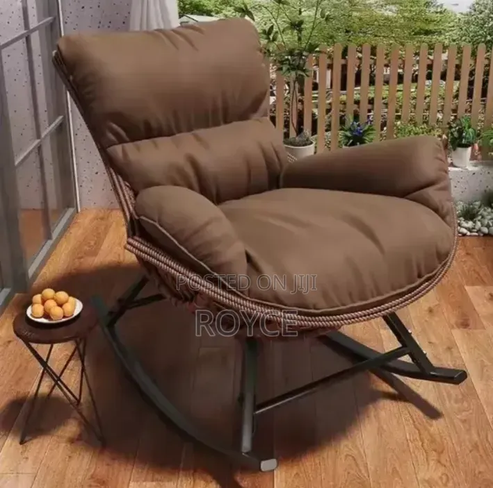 Luxury Rocking Chair With Ottoman