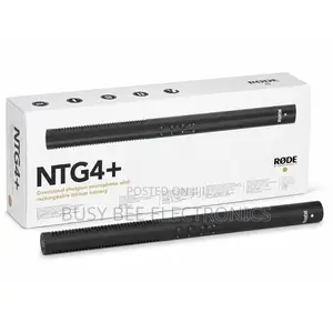 Rechargeable Lithium BatteryThe RØDE NTG4+ Is a Professional Shotgun C