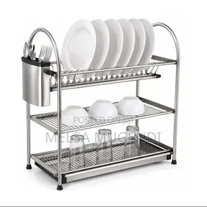 Durable 3 Tier Dish Rack for Everyday Use