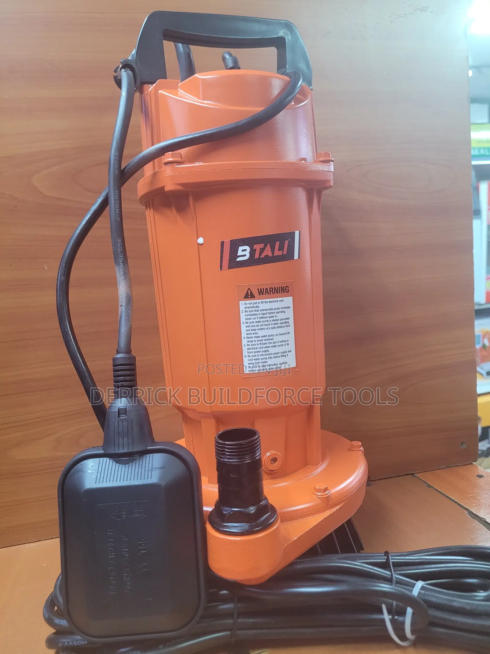 B Tali QDX 1.0HP Submersible Water Pump