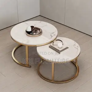 Coffee Table; Round Executive Home Office Meeting Coffee Table