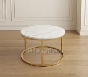 Coffee Table; Round Executive Home Office Meeting Coffee Table